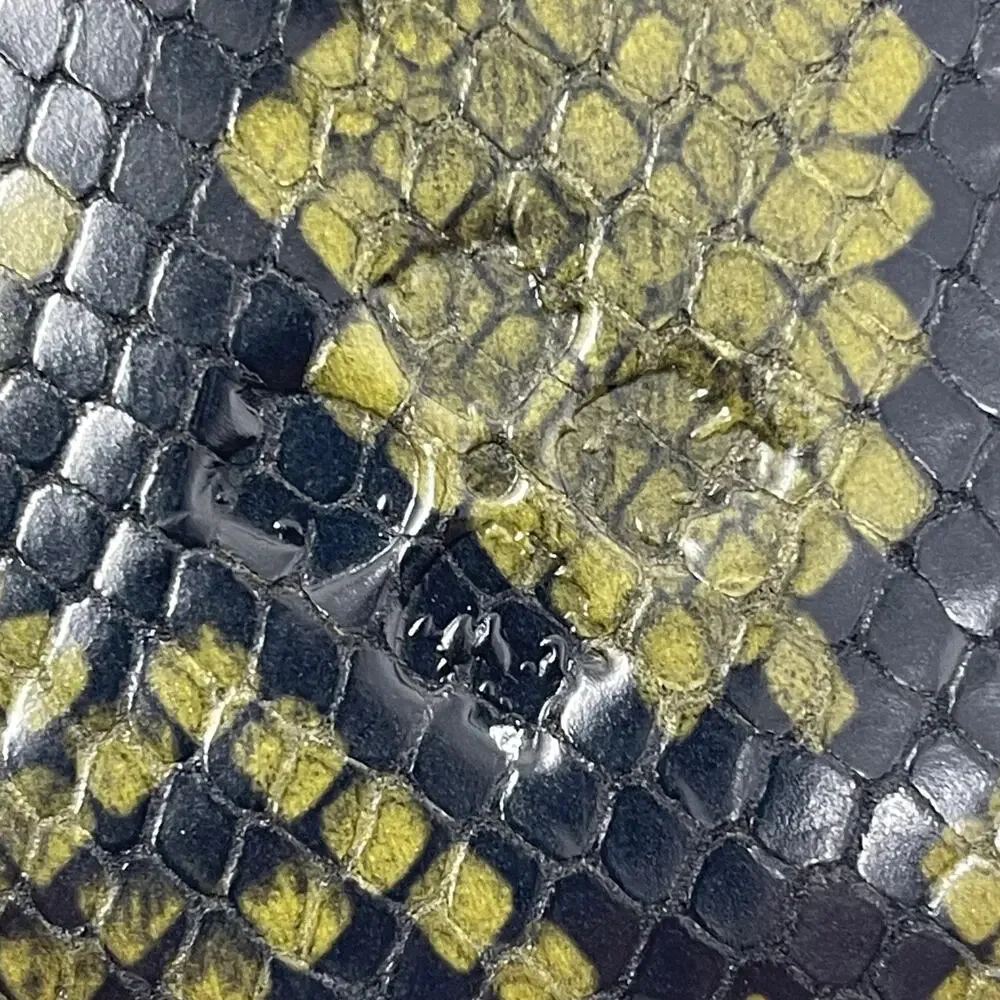 NWOT Patricia Nash Cori Leather Envelope Wallet - Olive Python - Black + Green